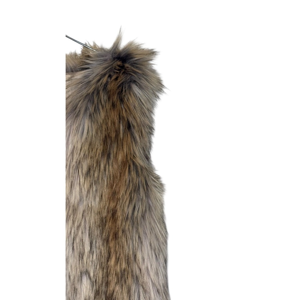 BB Dakota Womens Vest Sleeveless Faux Fur BJ301730 Bedrock City XS NWT - Picture 2 of 12